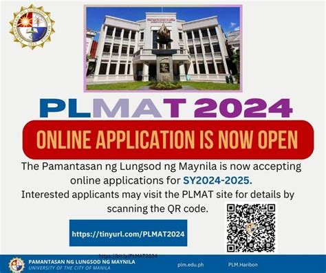 PLMAT 2024 Advisory: .